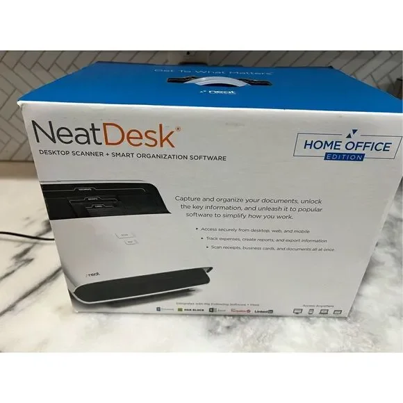 The NeatDesk Desktop Scanner and Digital Filing System, Home Office Edition, - Picture 1 of 9